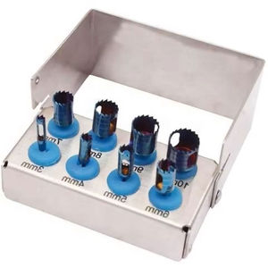 Ensemble d'instruments de trephine dentaire en acier inoxydable de haute qualité 2025, fabriqué sur mesure, 8 pièces, manuel, réutilisable, instruments hospitaliers - Product Image 4