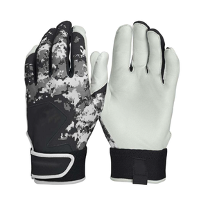 Gants de frappeur de baseball en cuir professionnels personnalisés OEM jonquilles MA-1455 offrant la meilleure qualité Logo personnalisé fermeture à crochet et boucle - Product Image 3