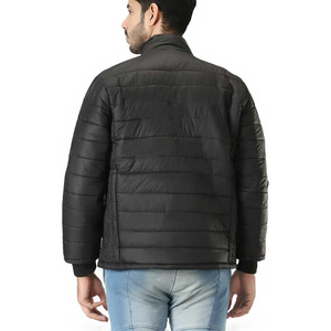 Veste matelassée personnalisée haut de gamme pour homme et femme, manteau d'hiver, imperméable, fermeture éclair, doublure en nylon sublimé, fabriqué par un fournisseur - Product Image 4