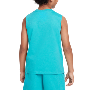 Haut d'entraînement sans manches pour garçons, léger, respirant, séchage rapide, tricoté, 100% coton, vêtements de sport, chemise de sport, fitness, course à pied, salle de sport - Product Image 2