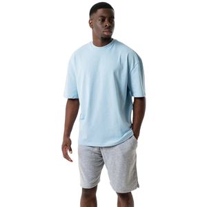 Camiseta estampada personalizada de algodón pesado de 280gsm de Color sólido de alta calidad, camisetas lisas para hombre, camiseta gráfica de gran tamaño - Product Image 6