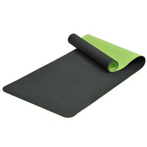Tapis de yoga TPE antidérapant bicolore pour femmes, usage domestique, 6 mm d'épaisseur, pliable - Product Image 5