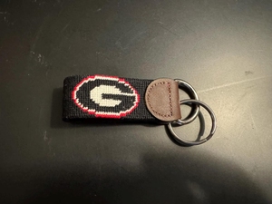 Custom Design Excellent Gift <b>Keychain</b> Puppy Dog Animal Style Fashion Leather Key Holder with Needlepoint Unique Key - Product Image 3