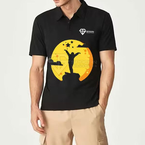Camiseta Polo de Manga Corta con Estampado DTG Más Vendida, Nuevo Diseño de Moda, Camiseta Polo con Estampado DTG para Adultos - Product Image 4