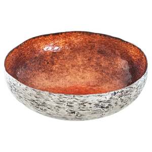 Cuenco de Metal para servidor de alimentos, centros de mesa, acabado antiguo, forma personalizada, cuenco decorativo para servir frutas, cuenco de latón - Product Image 1