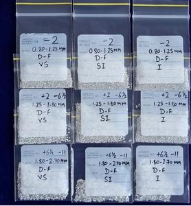 F Color VS1 Claridad Tamaño 0,02 Ct Pulido Labgrown Diamante Forma Redonda Joyería de Diamantes Sueltos Diamantes DE LA HPHT-CVD - Product Image 4