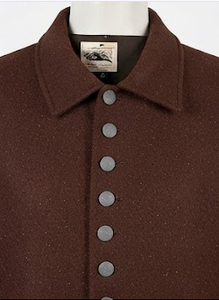 Abrigo de Frac Marrón del Siglo XVIII, 100% Lana, para Recreación Histórica Colonial Revolucionaria o para Hombre - Product Image 6