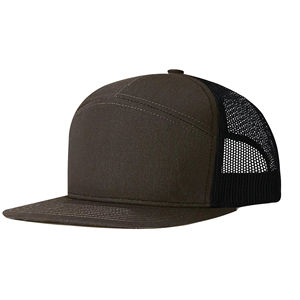 7 Panel Flat Bill Trucker <b>Hat</b> <b>for</b> <b>Men</b> Women Structured Personalized Custom Mesh Back Snapback <b>Baseball</b> Caps 2026 - Product Image 4