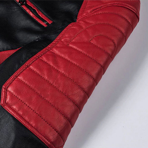 Chaqueta de cuero para hombre de diseño de alta calidad, precio al por mayor, novedad de OEM, chaqueta de cuero ajustada y elegante y cómoda a precio bajo - Product Image 5