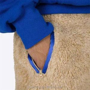 Fabricant sur mesure Combinaison de survêtement Sherpa en coton molletonné uni Pantalons de sport pour hommes, droits, incurvés Joggers à rayures OEM - Product Image 6