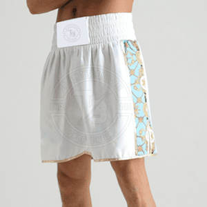 กางเกงขาสั้นใส่เล่นมวยสำหรับผู้ใหญ่กางเกงมวยสีพื้นระบายอากาศได้ดีสินค้ามาใหม่ - Product Image 4