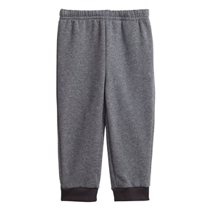 Chándal gris de alta calidad para niños con patrón sólido de lana de algodón suave Sudaderas y pantalones de chándal casuales de invierno - Product Image 4