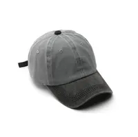 Casquettes de baseball sportives vintage unisexe taille unique en coton délavé toile courante vente en gros faible MOQ broderie 2D 3D personnalisée