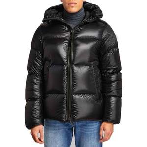Blouson matelassé imprimé OEM pour homme, logo personnalisé, veste d'hiver décontractée pour homme avec poches, service OEM - Product Image 3
