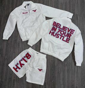 Ventes en gros de shorts coupe-vent pour hommes de haute qualité, ensembles de shorts confortables et respirants en nylon pour hommes, survêtements personnalisés pour hommes - Product Image 4