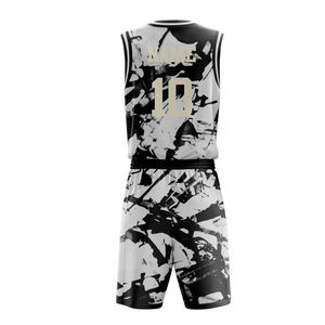 Uniformes de Baloncesto Personalizados para Equipos Escolares, Transpirables y de Secado Rápido, Camiseta y Pantalones Cortos de Baloncesto para Entrenamiento - Product Image 2