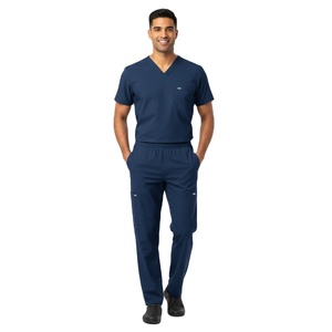 Conjunto de Uniforme Médico para Enfermeros, Pantalones y Camiseta de Tela Tejida, OEM ODM, Personalizado para el Sector Salud - Product Image 3