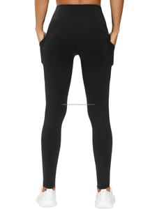 Logo personnalisé de haute qualité taille haute doux motif serré Fitness Multi couleurs noir Yoga Leggings pour les femmes - Product Image 6