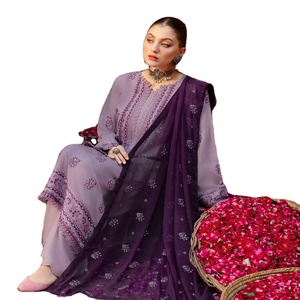 Luxury Ramsha Volume REET Shalwar Kameez Suits Indian Style Formal Wear on Karandi Cotton Fabric Pakistan Collection - Product Image 1