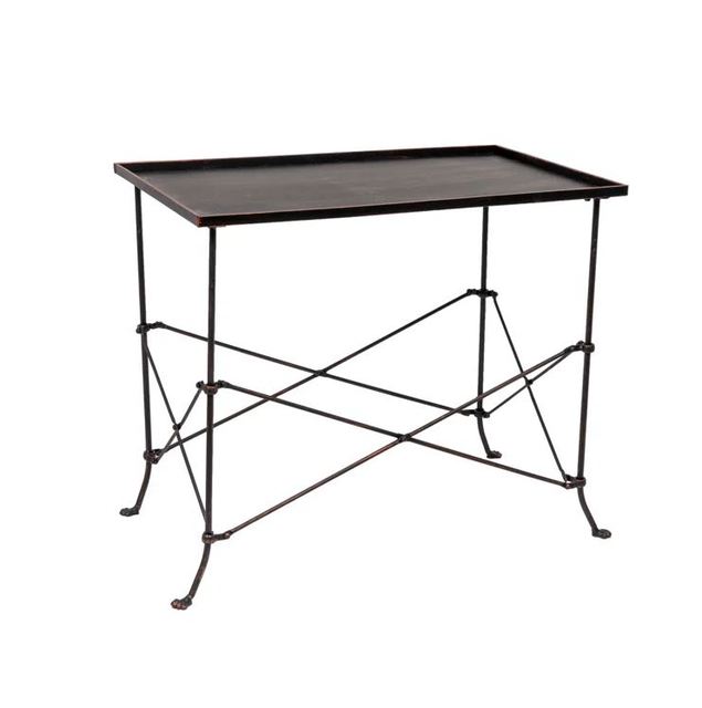 Metal Bronze Console Table Modern Classy for Hotel Home Decor Living Room Furniture Storage Entryway and Hallway Table Console