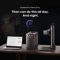 Graveur laser à fibre JPT MOPA haute rigidité 60W 100W 200W, refroidi par air, de table, nouveau, compatible AI/DXF/PLT/DST, pour acrylique, pierre, métal, cuir