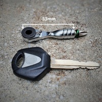 Mini Trinquete Ultra Corto de 53 mm con 52 Engranajes