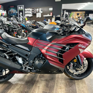 2025 Meilleure Performance Ninja ZX-14R ABS à Vendre Métallique Mat Souverain Rouge Métallique Plat Étincelle Noir Métallique Mat - Product Image 1