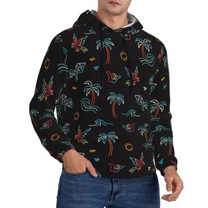 เสื้อฮู้ดพิมพ์ลายฮาวายโพลีเอสเตอร์100% ตามสั่งสำหรับผู้ชายสไตล์ใหม่พร้อมพิมพ์ดิจิตอลฤดูใบไม้ร่วงผลิตในปากีสถาน - Product Image 6