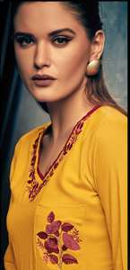 High on Demand Womens Designer <b>Kurti</b> for Wedding and Party Wear Use From Indian Exporter and Manufacturer - Product Image 3