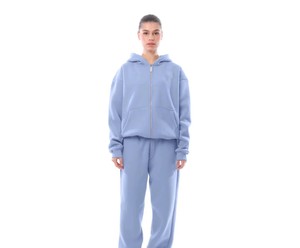 Chándales de Invierno para Mujer, Personalizados, de Alta Calidad, Casuales, Gruesos, con Capucha, Diseño Sólido, Transpirables, de Poliéster y Algodón - Product Image 3