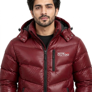 Men Puffer Jacket Featuring Soft Insulated Filling Comfortable Lining And Modern Men Puffer Jacket <b>Lightweight</b> Casual <b>Coat</b> - Product Image 5