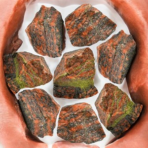 Unakite naturelle pierre brute cristal brut en vrac pour Reiki Chakra énergie de guérison équilibrage en gros pour la décoration - Product Image 2