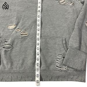 Nuevo estilo, cantidad a granel, sudaderas con capucha desgastadas personalizadas para hombres, último diseño, nueva moda, su propio logotipo, sudaderas con capucha desgastadas para hombres - Product Image 3