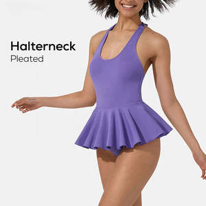 Maillots de bain de fitness tendance de haute qualité, logo personnalisé, maillots de bain une pièce pour femmes - Product Image 2