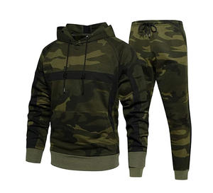 Venta al por mayor camuflaje sudaderas pulóver hombres mujeres prendas de vestir ropa dibujos animados impreso sudaderas con capucha deporte al aire libre chándal - Product Image 1