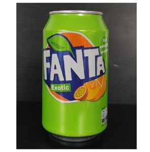 Vente en gros de Fanta exotique 355 ml, pack de 12, boisson gazeuse aux fruits naturels, rafraîchissante et pétillante pour les cafés - Product Image 5