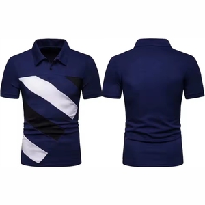 T-shirt polo haute performance personnalisé pour hommes Vêtements de tennis antibactériens respirants Techniques brodées imprimées Nouveau - Product Image 4