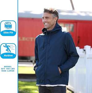 Trending Windbreaker Jacket 2025 Logotipo personalizado Ropa deportiva para exteriores Premium Streetwear Fabricante OEM Factory - Product Image 3