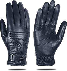 Gants en cuir classiques pour hommes de haute qualité OEM 100% Doublure en laine polaire ou cachemire 100% cuir véritable pour usage quotidien - Product Image 5