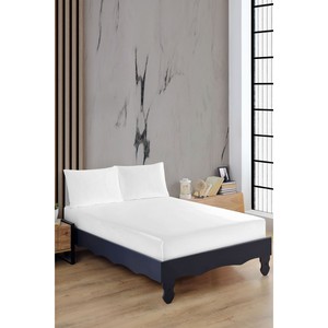 Varol Ranforce 100% Cotton Bed Set 4-Piece Plain Solid <b>Pattern</b> King Size Flat <b>Fitted</b> <b>Sheets</b> for Home Hospital Use Customizable - Product Image 3