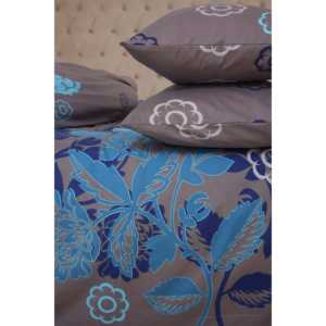 Parure de lit King Size Blossom Gray, élégante, douce et confortable - Product Image 3