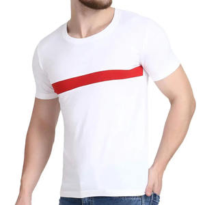 เสื้อยืดลำลองคอกลมสำหรับผู้ชายผ้าโพลีเอสเตอร์/ ผ้าฝ้ายสีพื้นพิมพ์ลายไซส์ใหญ่เสื้อผ้าแขนสั้นย้อมสีเป็นมิตรต่อสิ่งแวดล้อมสำหรับฤดูร้อน - Product Image 3