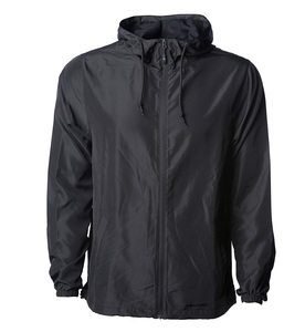 Chaqueta cortavientos impermeable con capucha para exteriores para mujer, ropa suave, chaquetas cortavientos informales lisas para mujer - Product Image 3