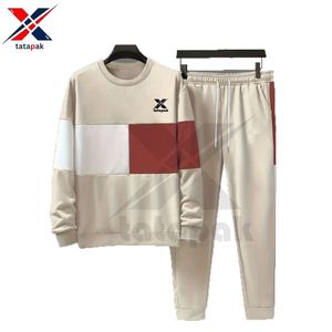Ensembles de sweat-shirts et de sweats à capuche en tricot respirant imprimé vintage pour l'hiver, très demandés, pour hommes, en polyester/coton, en gros - Product Image 3