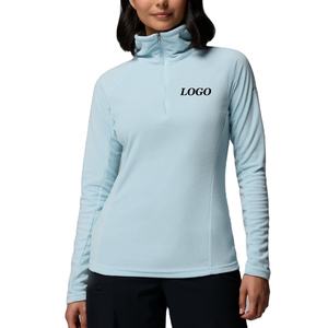 Service OEM pour les commandes en gros, sweat-shirts pour femmes de haute qualité pour l'hiver avec logo personnalisé, col zippé - Product Image 1