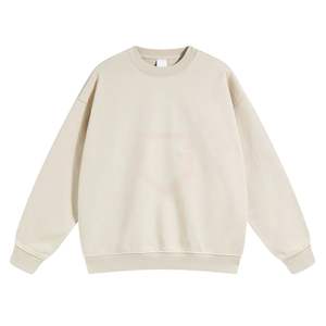 Sudadera Extra Grande Color Chocolate para Hombre, Felpa de Algodón Grueso, Cuello Redondo, Estilo Vintage Urbano - Product Image 5