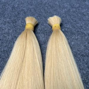 Cheveux humains bruts vietnamiens en vrac 613 tons blond clair sans enchevêtrement double extension de cheveux en vrac - Product Image 2