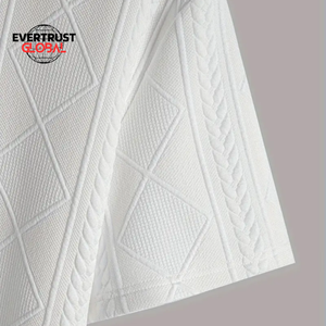 Tela Elástica de Spandex/Nailon al por Mayor para Camisetas de Hombre, Nueva, Casual, de Alta Calidad, Color Personalizado, Manga Corta, Antiarrugas, Lisa - Product Image 3