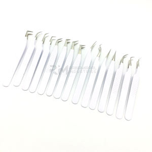 RMI ensemble de pinces à épiler d'extension de cils blancs les plus populaires - Product Image 1