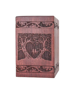 Urnas de Cremación Modernas de Madera para Adultos, para Uso Funerario y de Entierro, Hechas a Mano con Logotipo Personalizado a Bajo Precio - Product Image 2